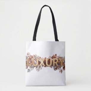 Bolsa Tote Luxury Bloom - Saco Floral Elegante