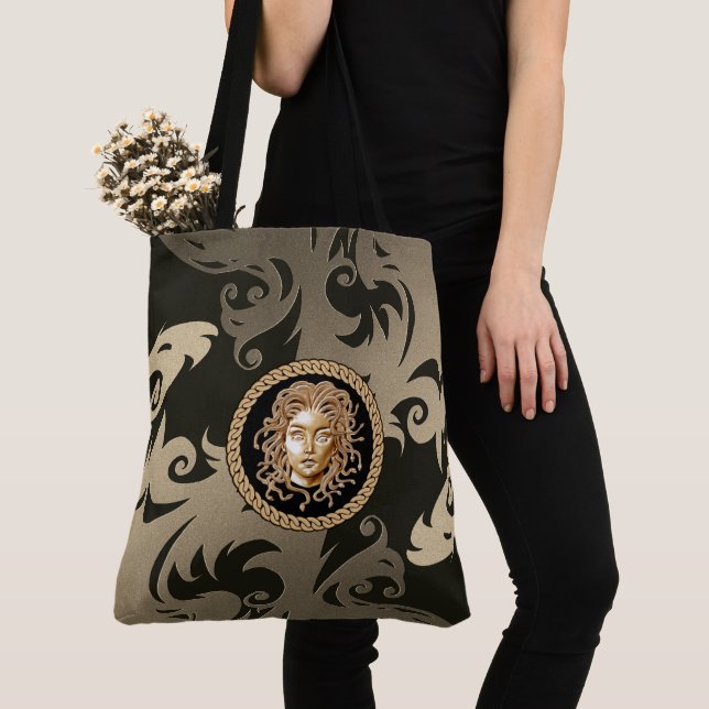 Bolsa Tote Luxury Medusa Barroco (Close Up)