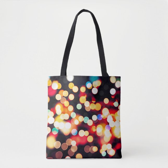 Bolsa Tote Luz abstrato: plano de fundo de textura simples (Frente)