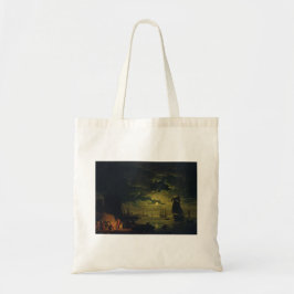 Bolsa Tote Luz do Luar sobre Palermo Arte de Alta Fidelidade