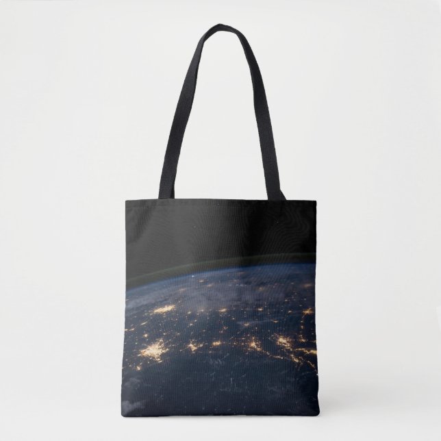 Bolsa Tote Luzes Da Cidade Do Sul Dos Estados Unidos. (Frente)