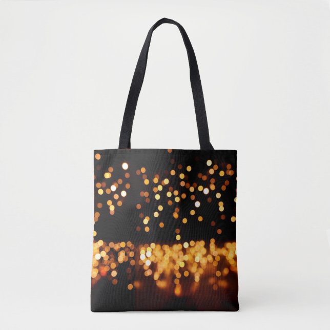 Bolsa Tote Luzes de abstrato brilho (Frente)