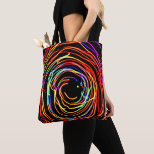 Bolsa Tote Luzes de espiral brilham