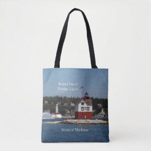 Bolsa Tote Luzes de Passagem da Ilha Round por todo o saco