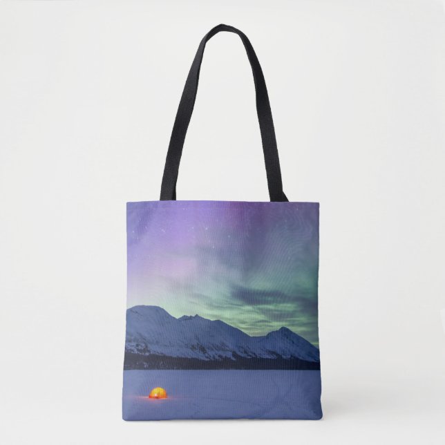 Bolsa Tote Luzes do Norte Moose Pass | Península de Kenai (Frente)