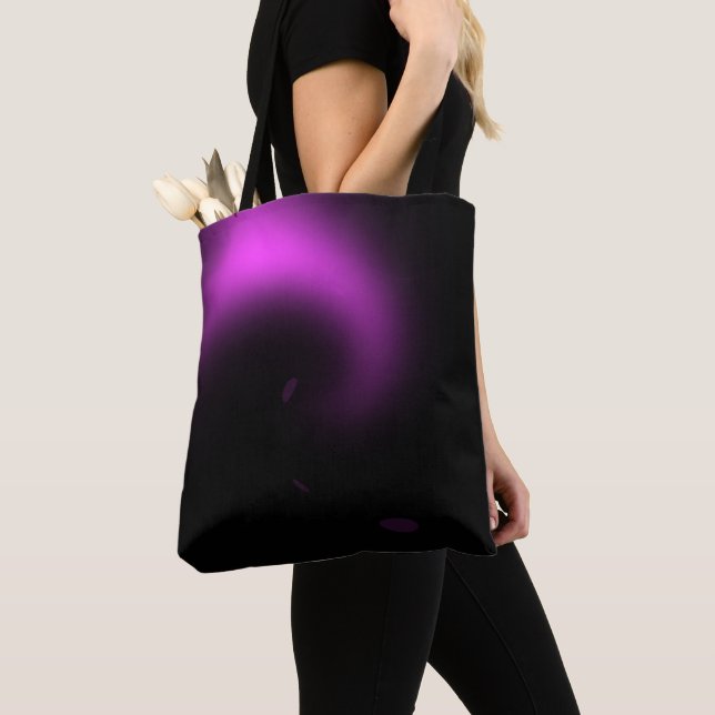 Bolsa Tote Luzes roxas do Twirst (Close Up)