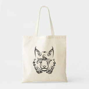 Bolsa Tote Lynx Tribal Preto e Branco