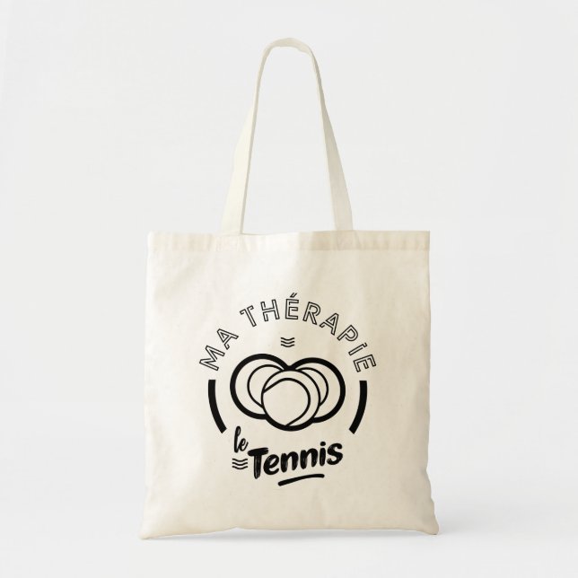Bolsa Tote Ma thérapie le tennis (Frente)