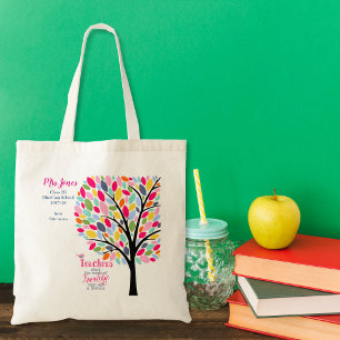 Bolsa Tote Maçã colorida obrigado você