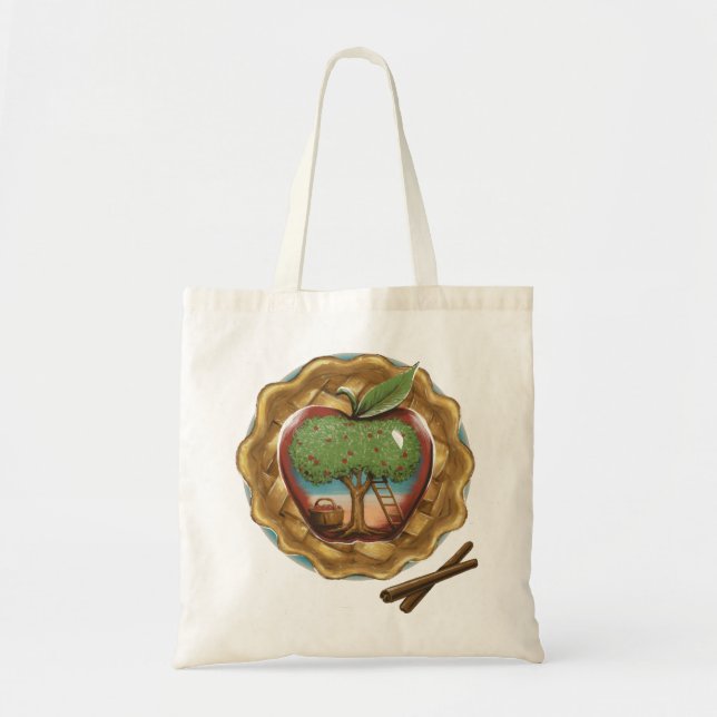 Bolsa Tote Maçã da minha tarte (Frente)