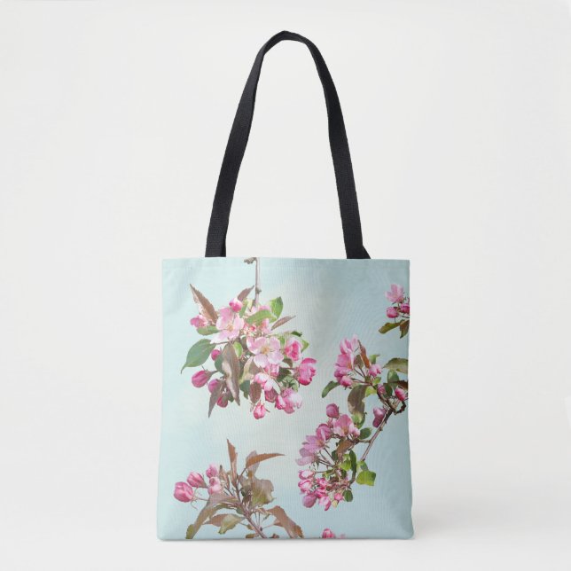 Bolsa Tote Maçã floresce 2 (Frente)