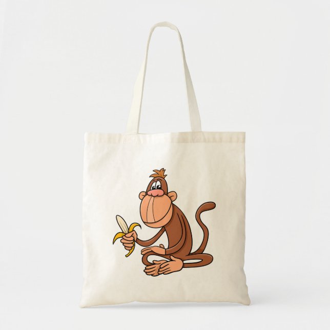 Bolsa Tote Macaco com banana (Frente)
