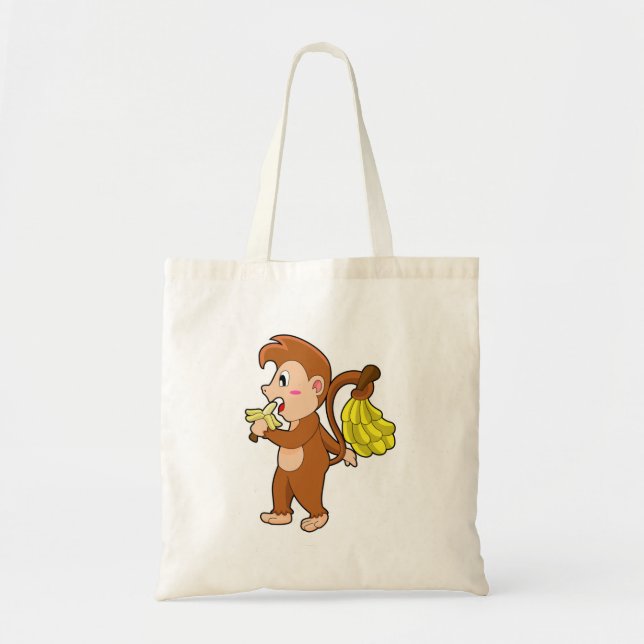 Bolsa Tote Macaco com Bananas (Frente)