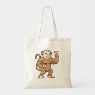 Bolsa Tote Macaco como Fisiculturista no Fisiculturismo
