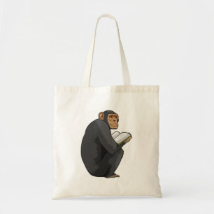 Bolsa Tote Macaco como Nerd do Livro