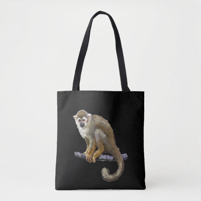 Bolsa Tote Macaco de Esquilo (Frente)