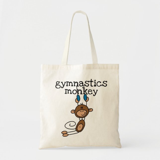 Bolsa Tote Macaco de Ginástica (Frente)