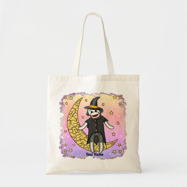 Bolsa Tote Macaco de Meia Bruxa  (Frente)