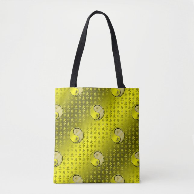 Bolsa Tote Macaco de Metal (Frente)