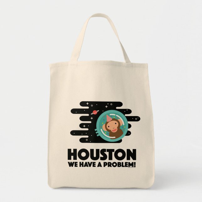 Bolsa Tote Macaco do espaço (Frente)