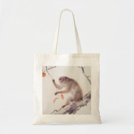 Bolsa Tote Macaco Japonês Pintura Chinês Zodiac Tote Bag