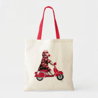 Macaco-meia em Red Moped