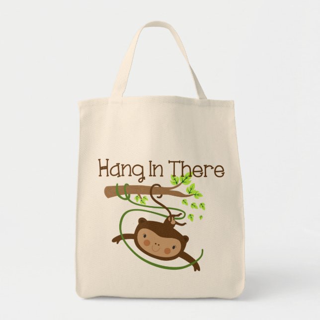 Bolsa Tote Macaco preso lá (Frente)