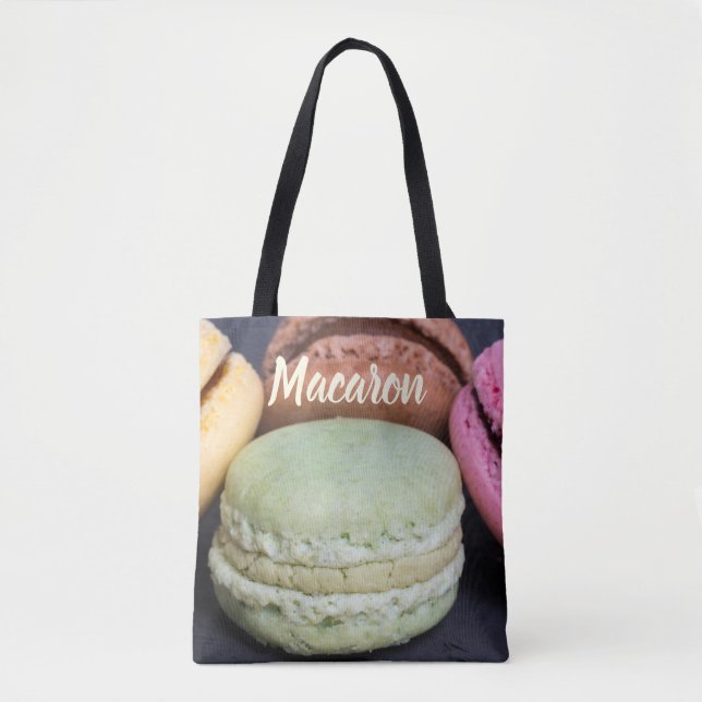 Bolsa Tote Macaron Pestris para presente de dente doce (Frente)