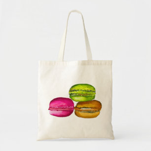 Bolsa Tote Macarons coloridos, a aquarela é funky