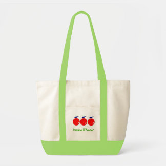 Bolsa Tote maçãs