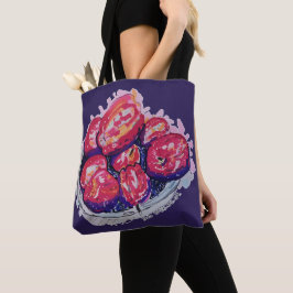 Bolsa Tote Maçãs Abstratas