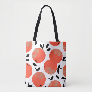 Bolsa Tote Maçãs Vermelhas: Padrão Texturizado do Ouro.