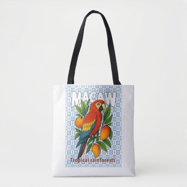 Bolsa Tote Macaw-papagaio (Frente)