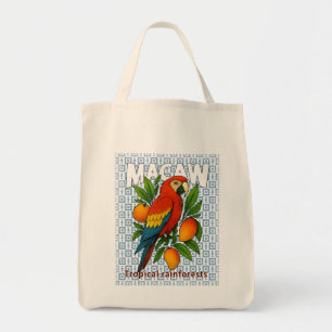 Bolsa Tote Macaw-papagaio