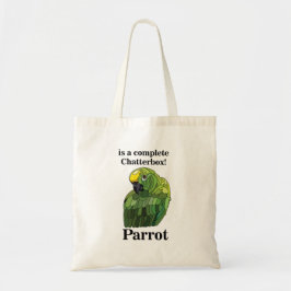 Bolsa Tote Macaw Parrot Bird Chatterbox Engraçado