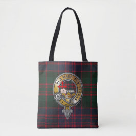 Bolsa Tote MacDonald Tartan e Crachá