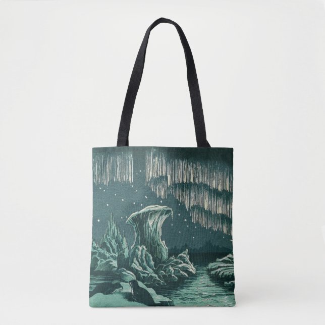 Bolsa Tote MacKenzie - Aurora Boreal em Latitudes Elevadas (Frente)