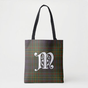 Bolsa Tote MacLellan Clan Tartan Monograma