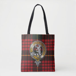 Bolsa Tote MacQueen Tartan & Crachá