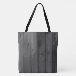 Bolsa Tote Madeira de Cinza escura