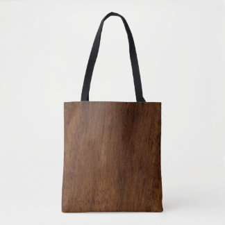 Bolsa Tote Madeira Plank Textura Plena Sumber