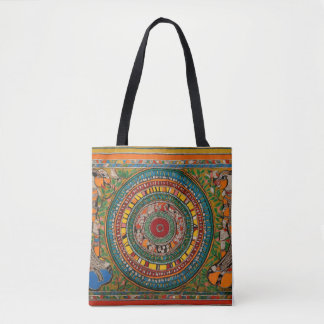 Bolsa Tote Madhubani Art