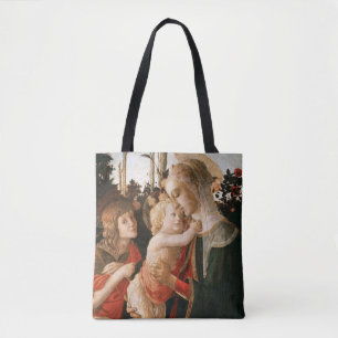 Bolsa Tote Madona e Menino por Botticelli