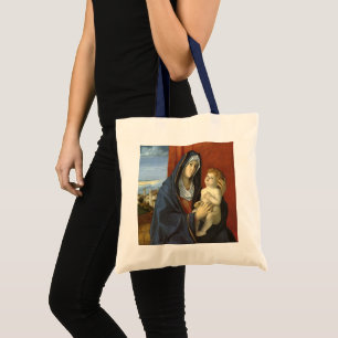 Bolsa Tote Madona e Menino por Giovanni Bellini