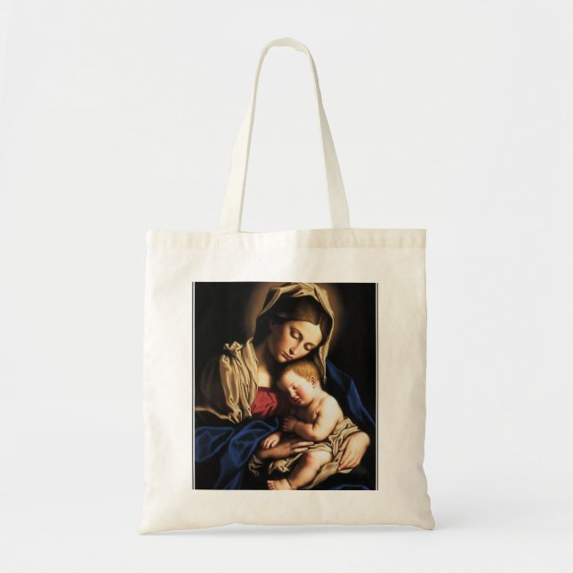 BOLSA TOTE MADONNA E CRIANÇA (Frente)