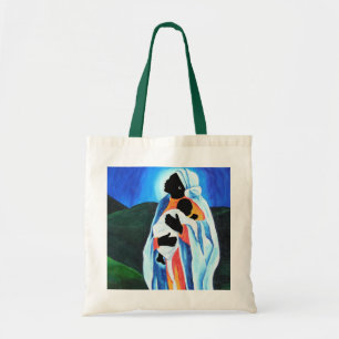 Bolsa Tote Madonna e criança - espere para o mundo 2008
