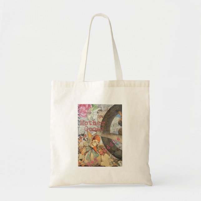 Bolsa Tote Madre Goose Enfermeira Rhyme Fairy Tale (Frente)
