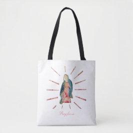 Bolsa Tote Madre Virgem Maria Bonito Cristã