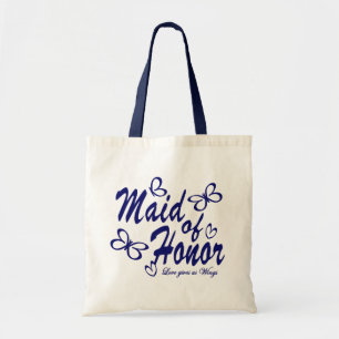 Bolsa Tote Madrinha de casamento da borboleta