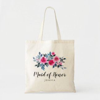 Bolsa Tote Madrinha de casamento de Casamento de Rosas de Águ